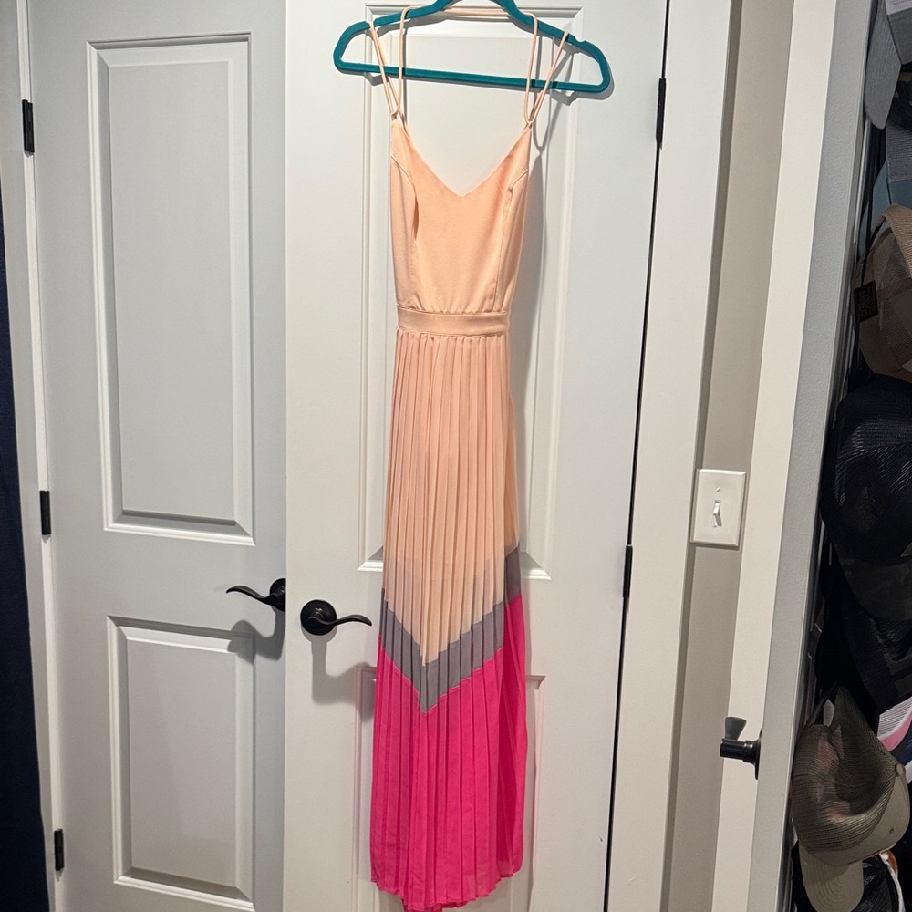 HYFVE Peach and Pink Maxi Dress